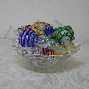 11 Striped Acrylic Lucite Christmas Ornaments Wrapped Hard Candy Shaped 5" Tall